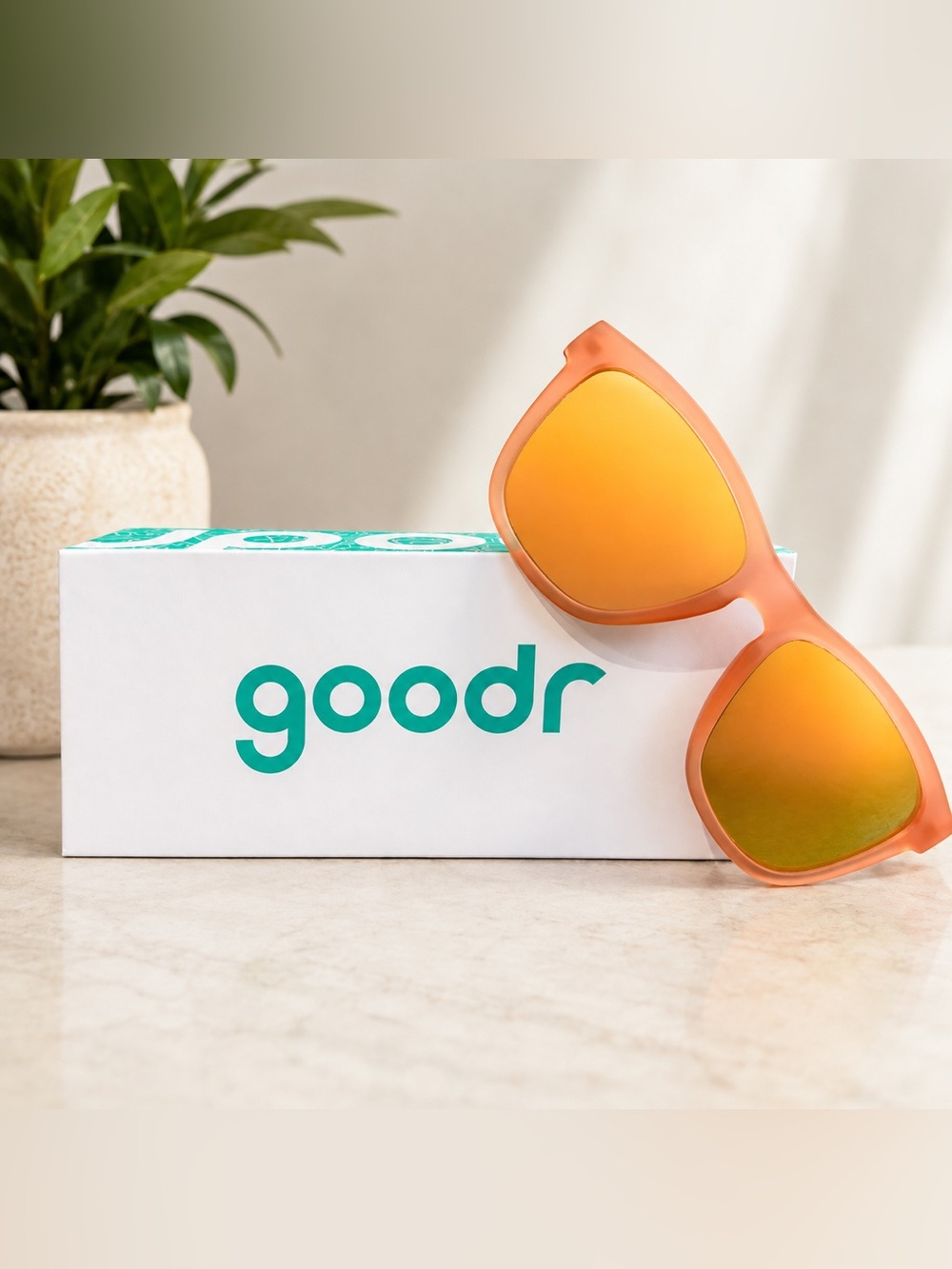 Goodr “Ham-Cures Cramps” Sunglasses 🧡 Running Shades